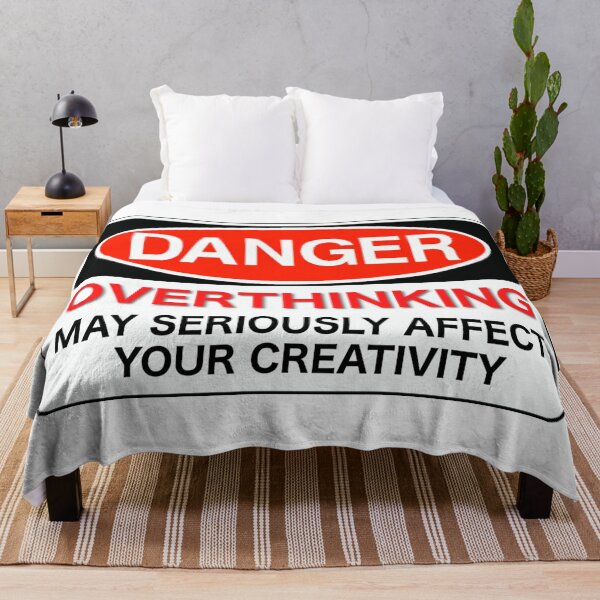 Item preview, Danger!Overthinking.... designed and sold by Corry Bros Jazz Stuff Shop.