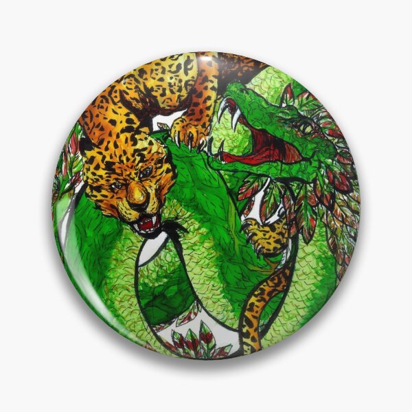 Item preview, Quetzalcoatl vs Tezcatlipoca color designed and sold by ArtOfClem.