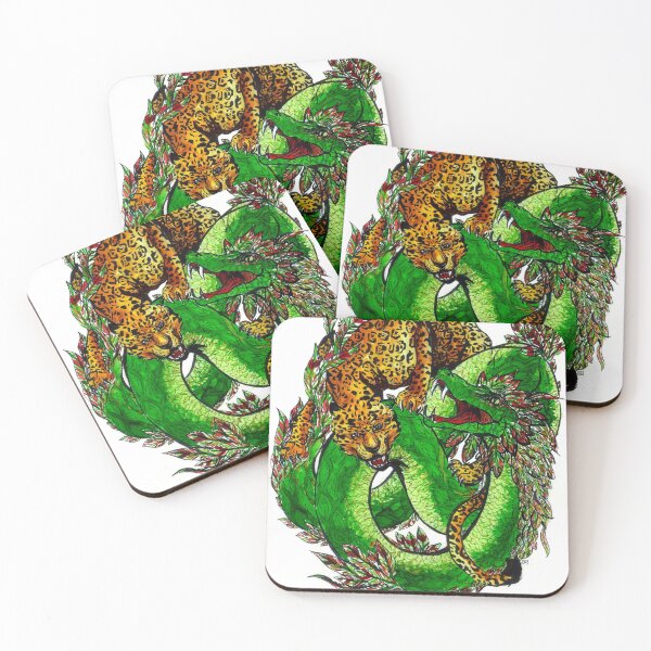 Item preview, Quetzalcoatl vs Tezcatlipoca color designed and sold by ArtOfClem.