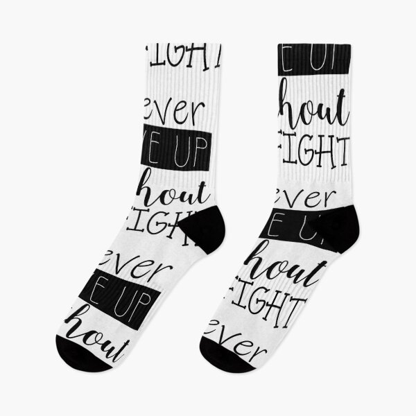 Item preview, Never give up without a fight designed and sold by Mylecm.