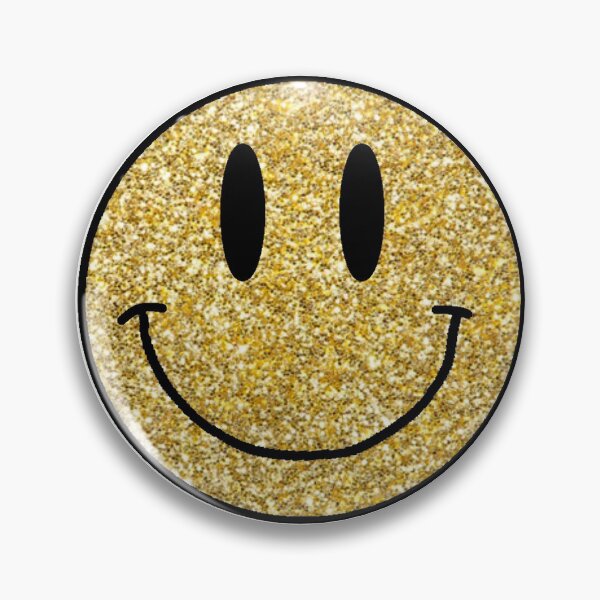 Artikelvorschau, Gold Glitter Smiley Gesicht entworfen und verkauft von Mistydesign.