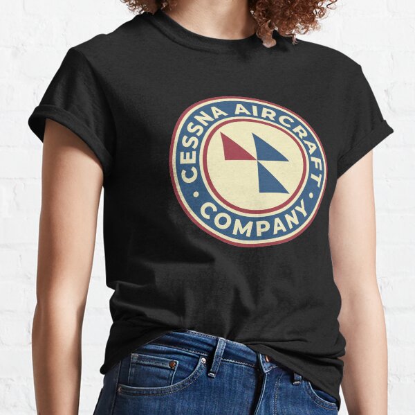 Cessna Aircraft Company - Benutzerdefiniertes Vintage-Logo Classic T-Shirt