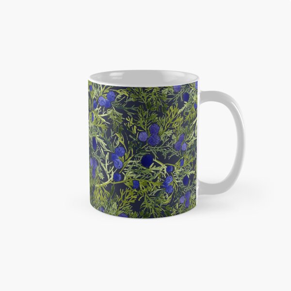 Item preview, Winter blue berries. Nordic greenery. Juniper berry designed and sold by TanyaMakesART.