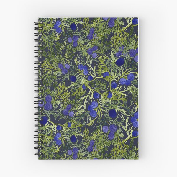 Item preview, Winter blue berries. Nordic greenery. Juniper berry designed and sold by TanyaMakesART.