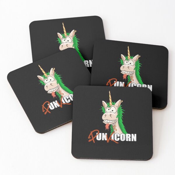 Item preview, Punkicorn Funny Punk Style Mohawk Unicorn Punkrock designed and sold by Skizzenmonster.