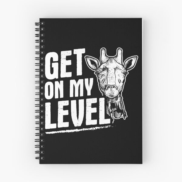 Item preview, Funny Giraffe Design Get on My Level T-Shirt designed and sold by LenaEhrlichmann.