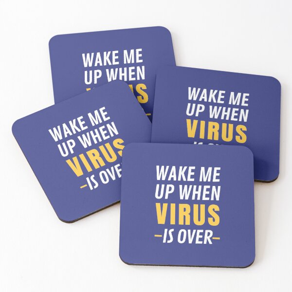 Item preview, Wake Me Up When Virus Is Over designed and sold by hachemi riadh.