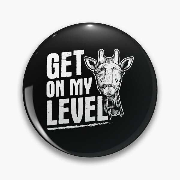 Item preview, Funny Giraffe Design Get on My Level T-Shirt designed and sold by LenaEhrlichmann.