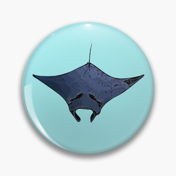 Item preview, Manta Ray Black Alternate Print designed and sold by designsasstultd.