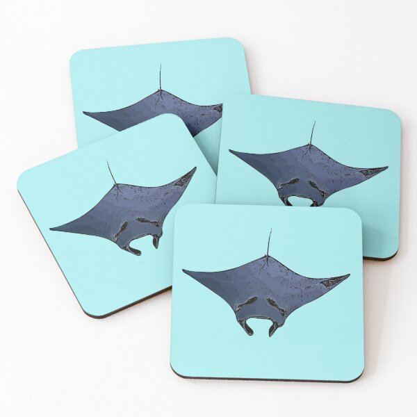Item preview, Manta Ray Black Alternate Print designed and sold by designsasstultd.