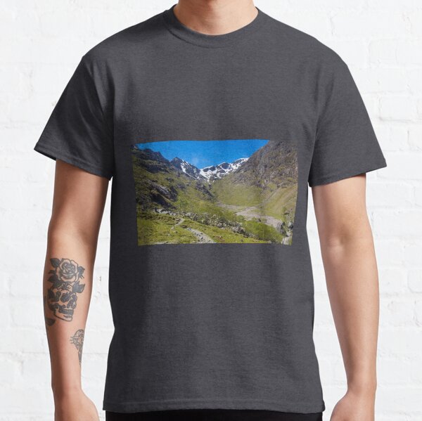 The "Hidden Glen" in Glencoe, Scotland. Classic T-Shirt