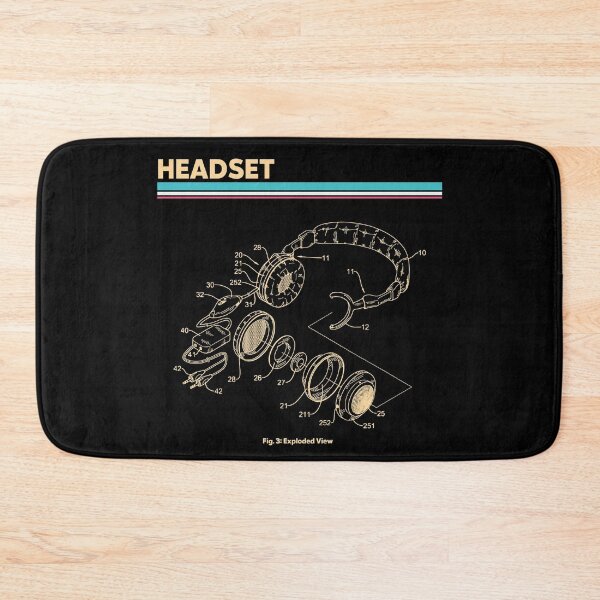Item preview, Headset Exploded View Vintage design  designed and sold by Christof  Hall.