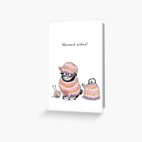 Knitting Birthday Greeting Card, Unique Hand Painted Watercolor Printed on  Quality Card Stock, Gift Knitter, Crocheter, Knitting Accessory -   Canada