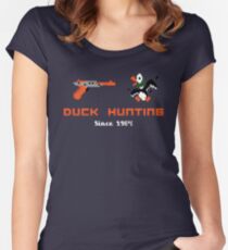 NES Duck Hunting Women's Fitted Scoop T-Shirt