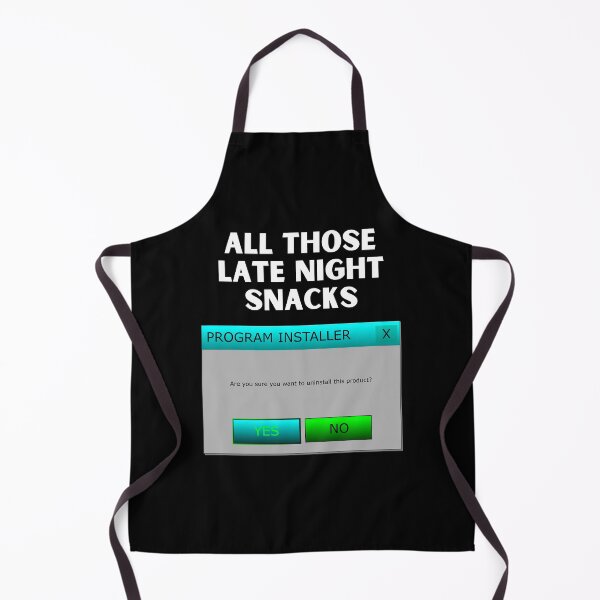Item preview, Uninstall Late Night Snacks designed and sold by starshiporion.