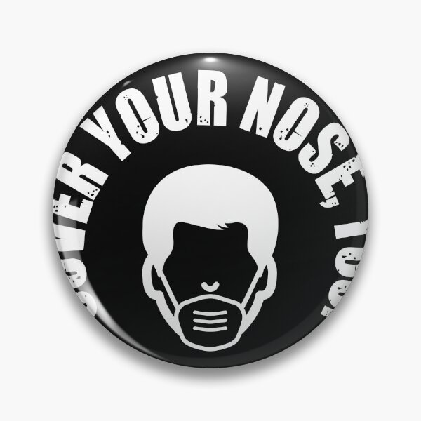 Item preview, Cover your nose, too. Facemask safety. Virus prevention. designed and sold by Gold Wings Tees.