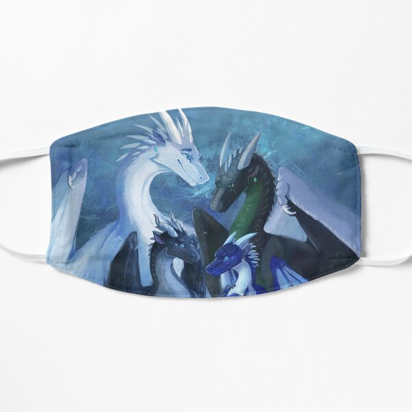 Arctic, Foeslayer, Whiteout, Darkstalker Family - Wings of Fire Flat Mask