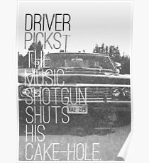 Driver picks the music... Poster
