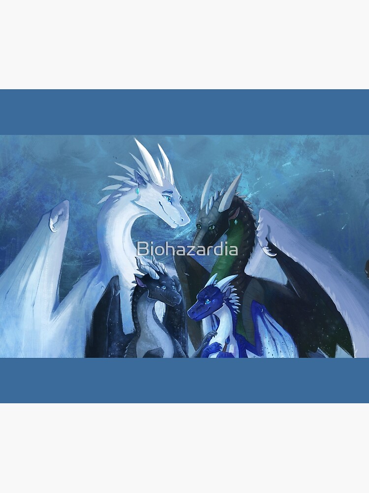 Arctic, Foeslayer, Whiteout, Darkstalker Family - Wings of Fire by Biohazardia