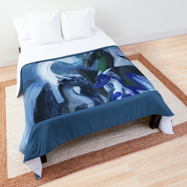 Arctic, Foeslayer, Whiteout, Darkstalker Family - Wings of Fire Comforter