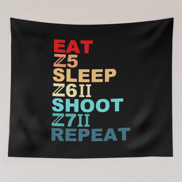 Artikelvorschau, Eat Sleep Shoot Nikon spiegellos entworfen und verkauft von arthatbeat.