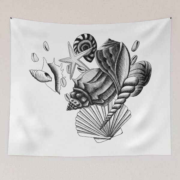 Item preview, The ocean shells designed and sold by Between Clouds.