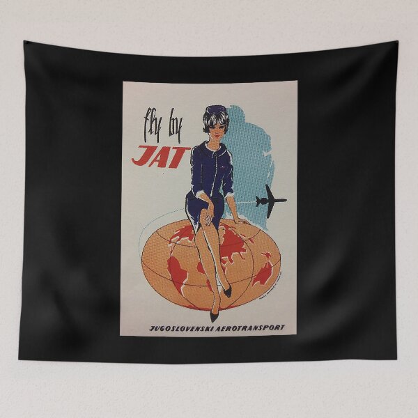 Item preview, retro classic Fly by JAT poster designed and sold by CorasPosters.