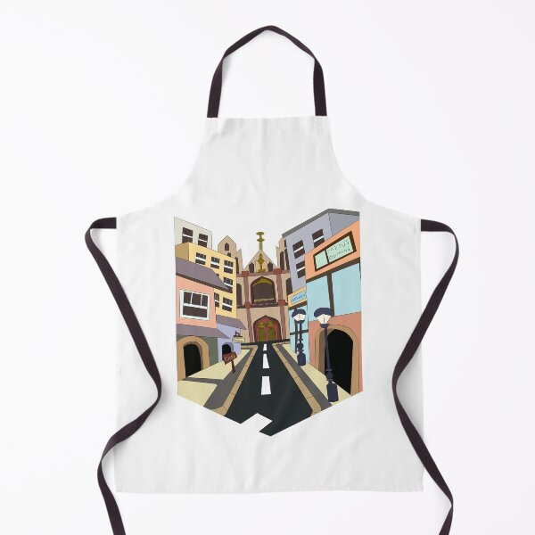 Item preview, Empty City Flat Illustration designed and sold by Store Artilia.