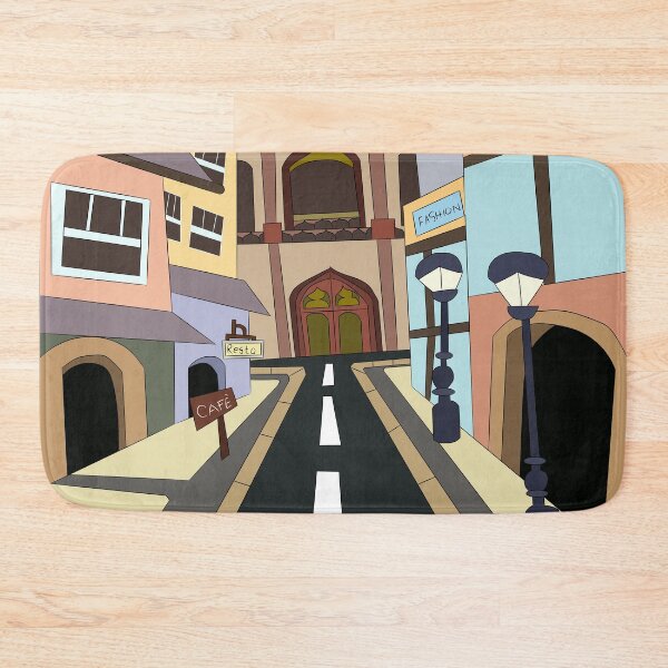 Item preview, Empty City Flat Illustration designed and sold by Store Artilia.