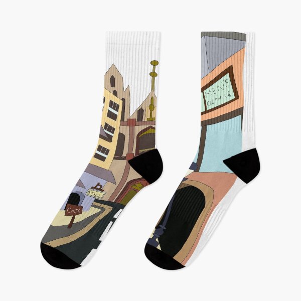 Item preview, Empty City Flat Illustration designed and sold by Store Artilia.