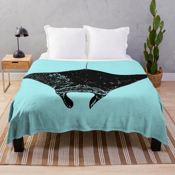 Item preview, Manta Ray Black Print designed and sold by designsasstultd.