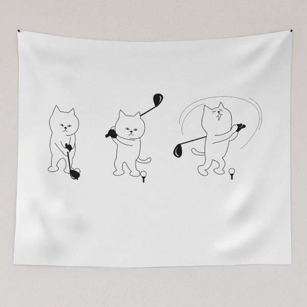 Item preview, Master Cat Playing Golf  designed and sold by MoStorish.
