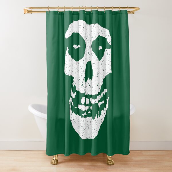 Crâne de démon Misfits Rideau de douche