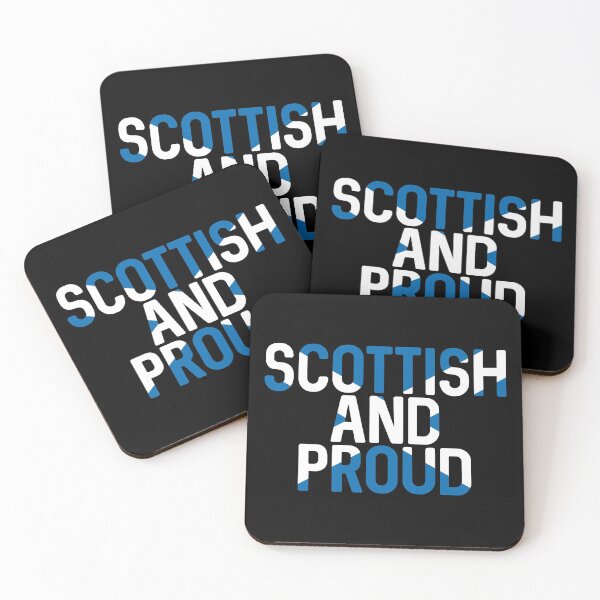 Item preview, Scottish and Proud, Scottish Saltire Flag Slogan Design  designed and sold by MacPean.
