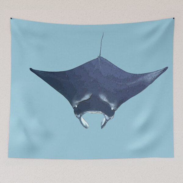 Item preview, Manta Ray Color Print designed and sold by designsasstultd.