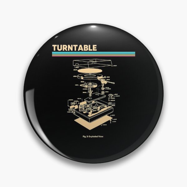 Item preview, Turntable Exploded View Vintage design  designed and sold by Christof  Hall.