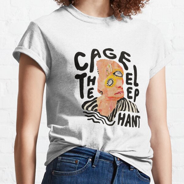 enjaula el elefante Camiseta clásica