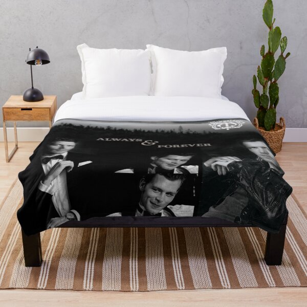 Klaus Mikaelson Collage Throw Blanket
