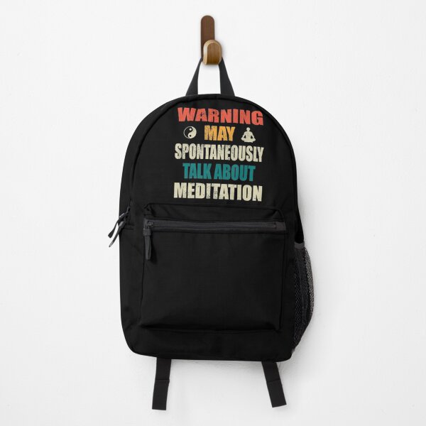 Item preview, Warning May Spontaneously Talk About Meditation - Yoga and Meditation Funny Gift designed and sold by JulianoZn97.