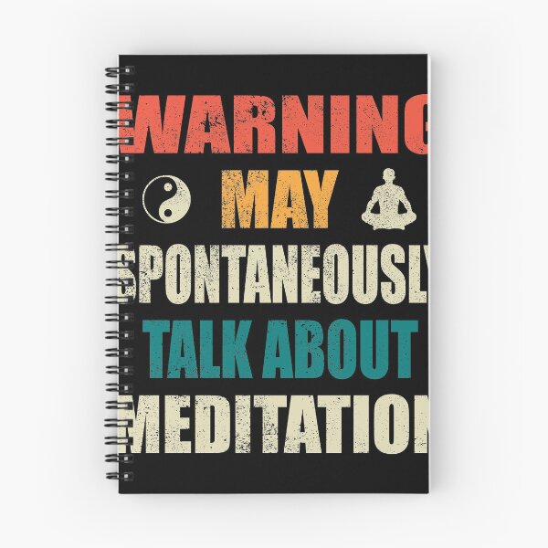 Item preview, Warning May Spontaneously Talk About Meditation - Yoga and Meditation Funny Gift designed and sold by JulianoZn97.