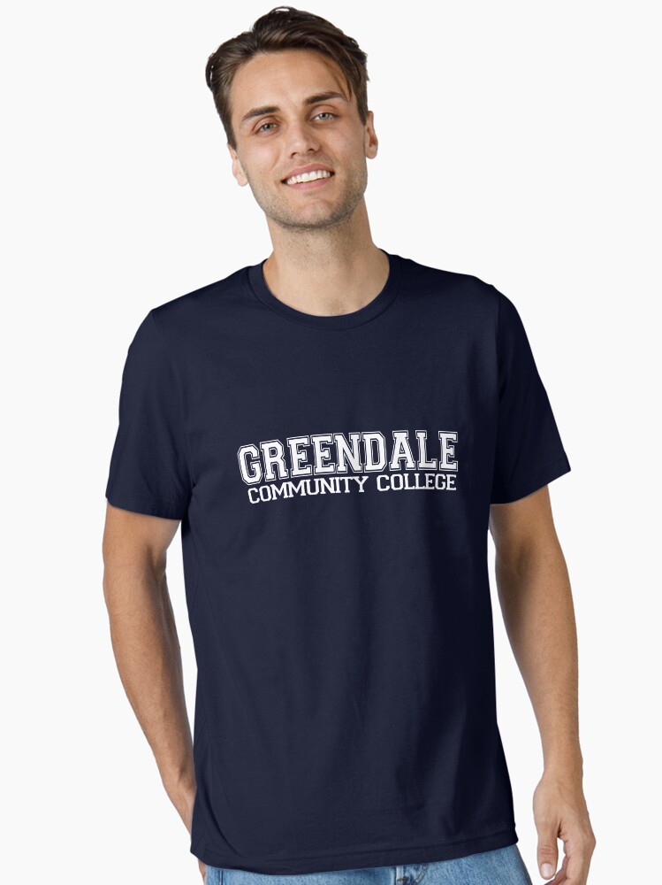 Aperçu 1 sur 7. T-shirt essentiel avec l'œuvre GREENDALE College Jersey (blanc) créée et vendue par BGWdesigns.