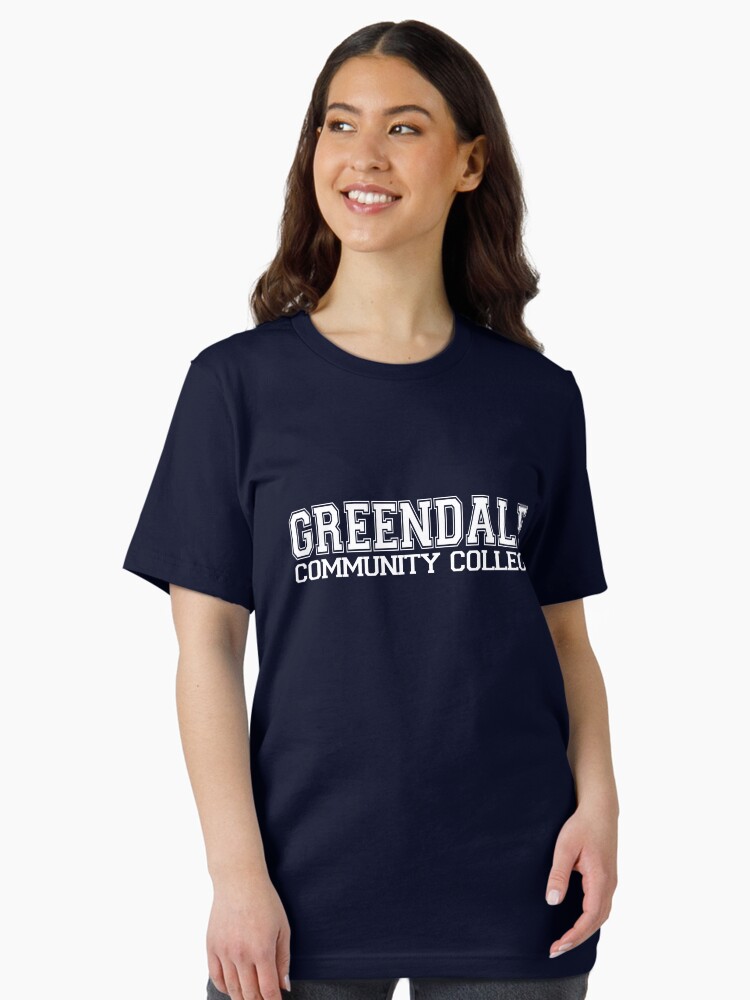 Aperçu 2 sur 7. T-shirt essentiel avec l'œuvre GREENDALE College Jersey (blanc) créée et vendue par BGWdesigns.