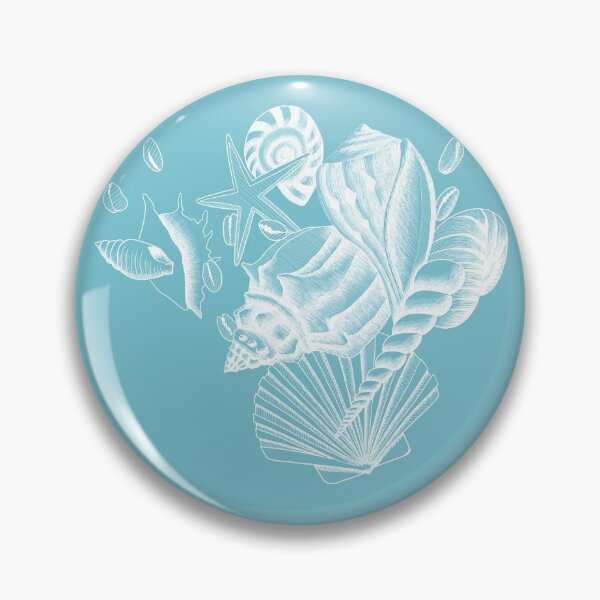 Item preview, The ocean shells white designed and sold by Between Clouds.