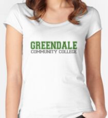 GREENDALE College Jersey Women's Fitted Scoop T-Shirt