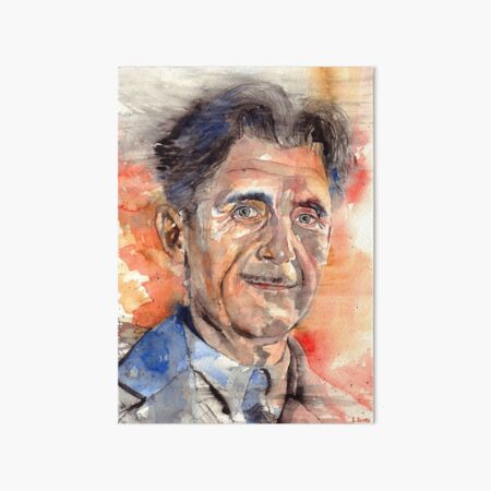 George Orwell Portrait Art Board Print