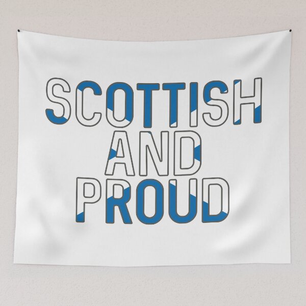 Item preview, Diseño de lema de bandera escocesa y orgullosa, escocesa de Saltire designed and sold by MacPean.