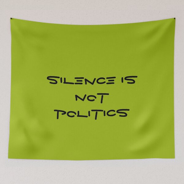 Item preview, Silence is not politics designed and sold by Mounir Ameur Ali.