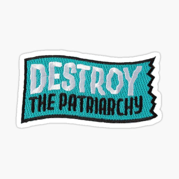 Item preview, Destroy Patriarchy Sticker designed and sold by designolo.