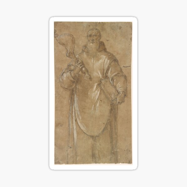 Item preview, Hungry Monk vintage art  designed and sold by Vintage Designs +.