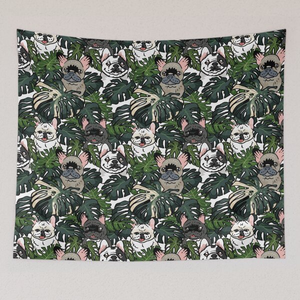 Item preview,  Monstera and Frenchie designed and sold by Huebucket.